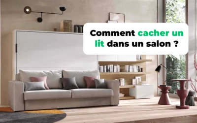 Comment cacher un lit dans un salon ?