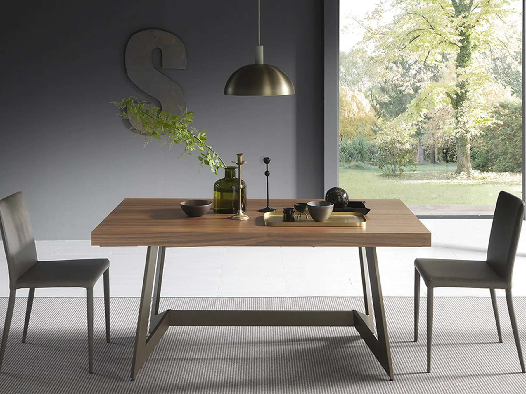 Coulisse table extensible
