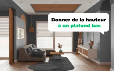 Comment donner de la hauteur à une pièce avec un plafond bas 