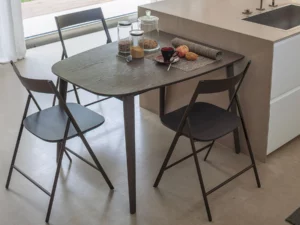 Ilot central avec table extensible