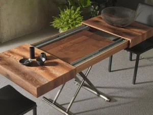 Table basse extensible relevable