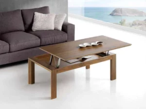 Table basse plateau relevable