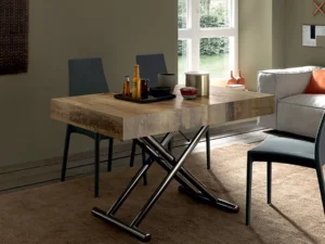 Table basse relevable extensible 10 personnes