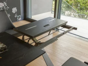 Table extensible rallonges intégrées