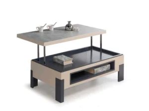 Table basse plateau relevable dinette