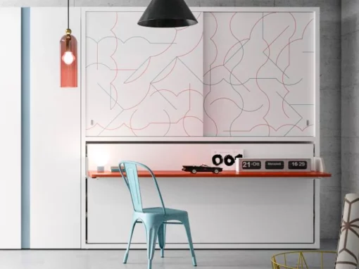 Lit escamotable dressing et bureau KALI