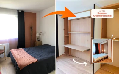 Rénovation d’une chambre d’ami – Avant / Après